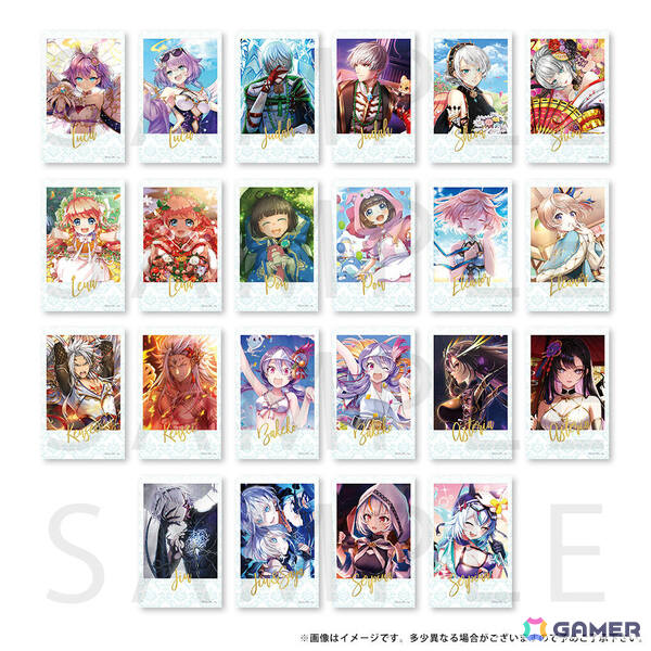 「白猫」11周年記念グッズ化人気投票の新グッズが各ECサイトで販売中！ルカ、ジュダら11名の描きおろしキャラファイングラフなどがラインナップの画像9