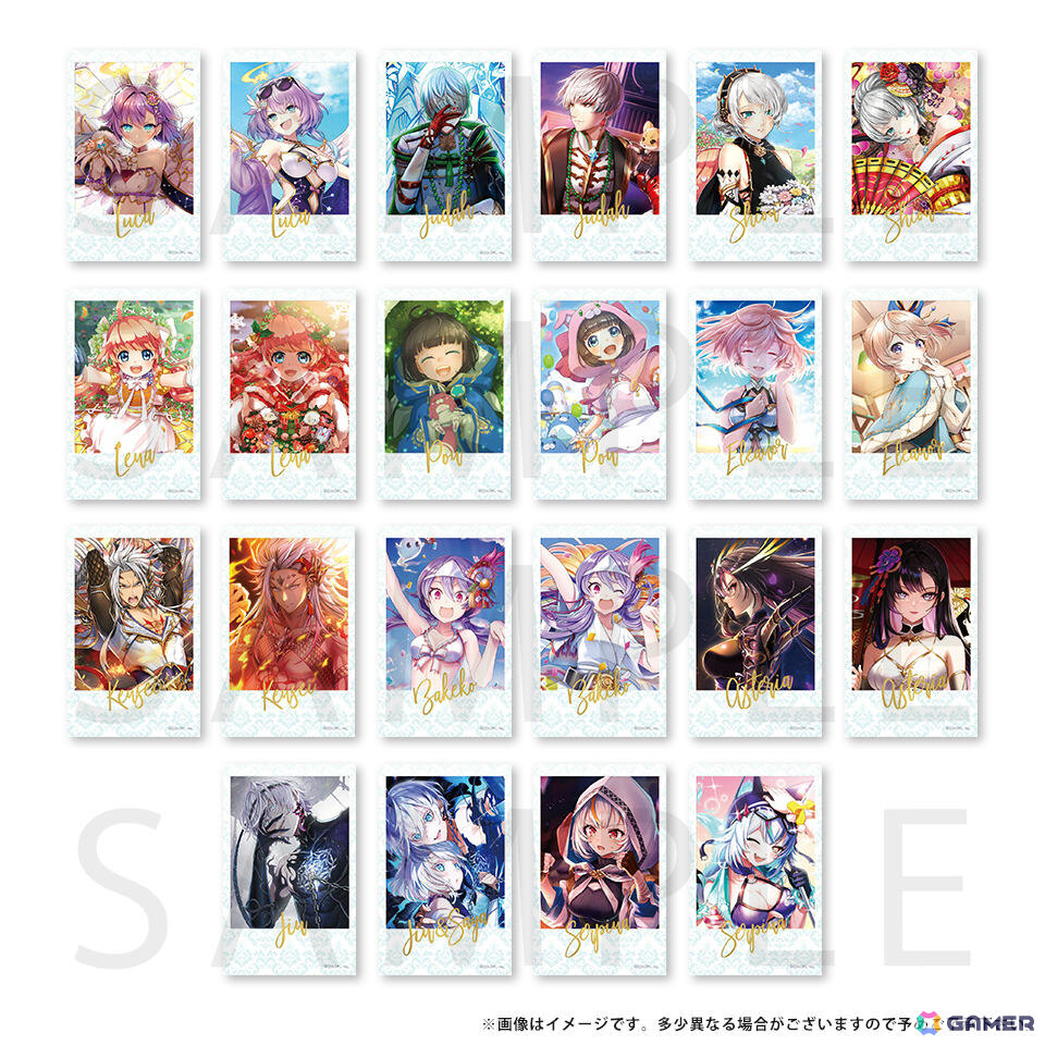 「白猫」11周年記念グッズ化人気投票の新グッズが各ECサイトで販売中！ルカ、ジュダら11名の描きおろしキャラファイングラフなどがラインナップの画像9