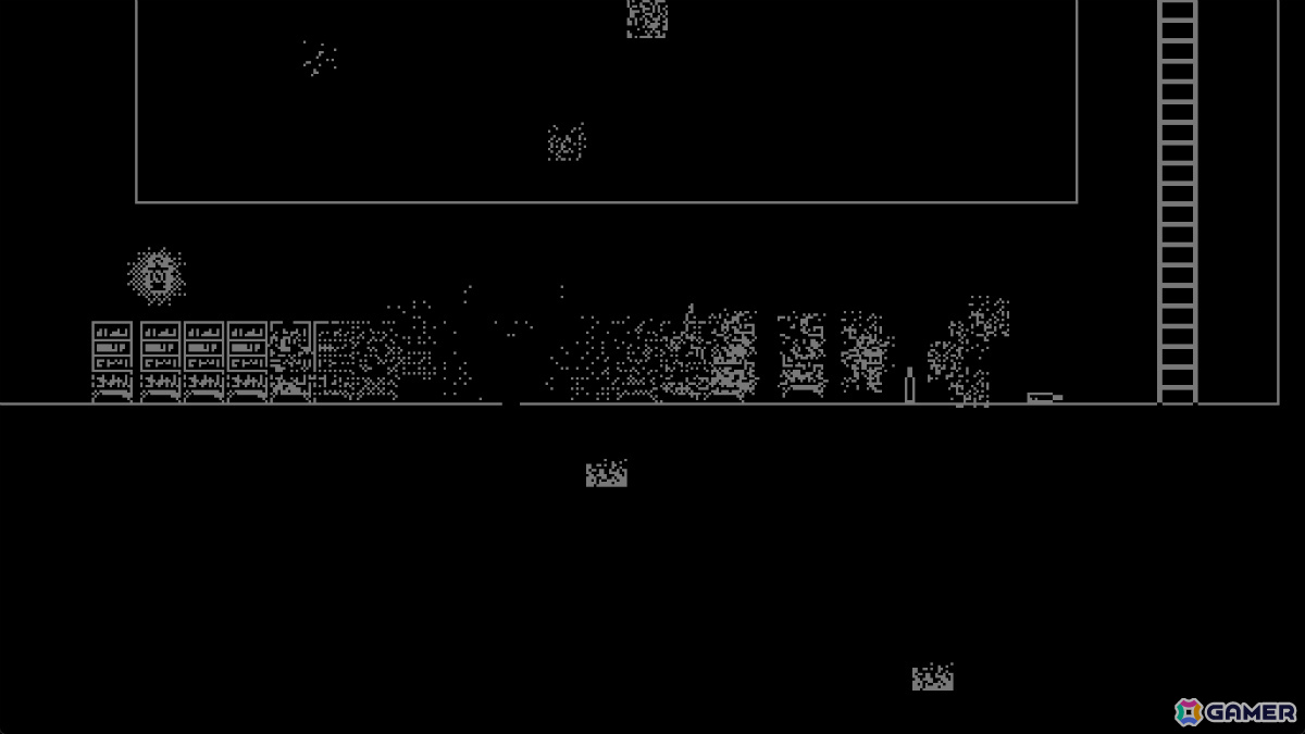 The Doppelのゲーム画面：光と影のコントラストが強調されたシーン