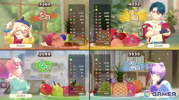 対戦型3Dパズル「フルーツマウンテン パーティ」Switch 2/Switch版の発売日が4月23日に決定！37％オフとなる特別セール“みんな割”も実施の画像7