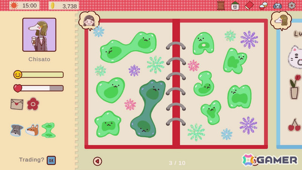 シール手帳をデコってどうぶつの友達と交換するシミュレーションゲーム「Sticker DECO ～わたしのシール手帳～」が2026年秋ごろにリリース！の画像6