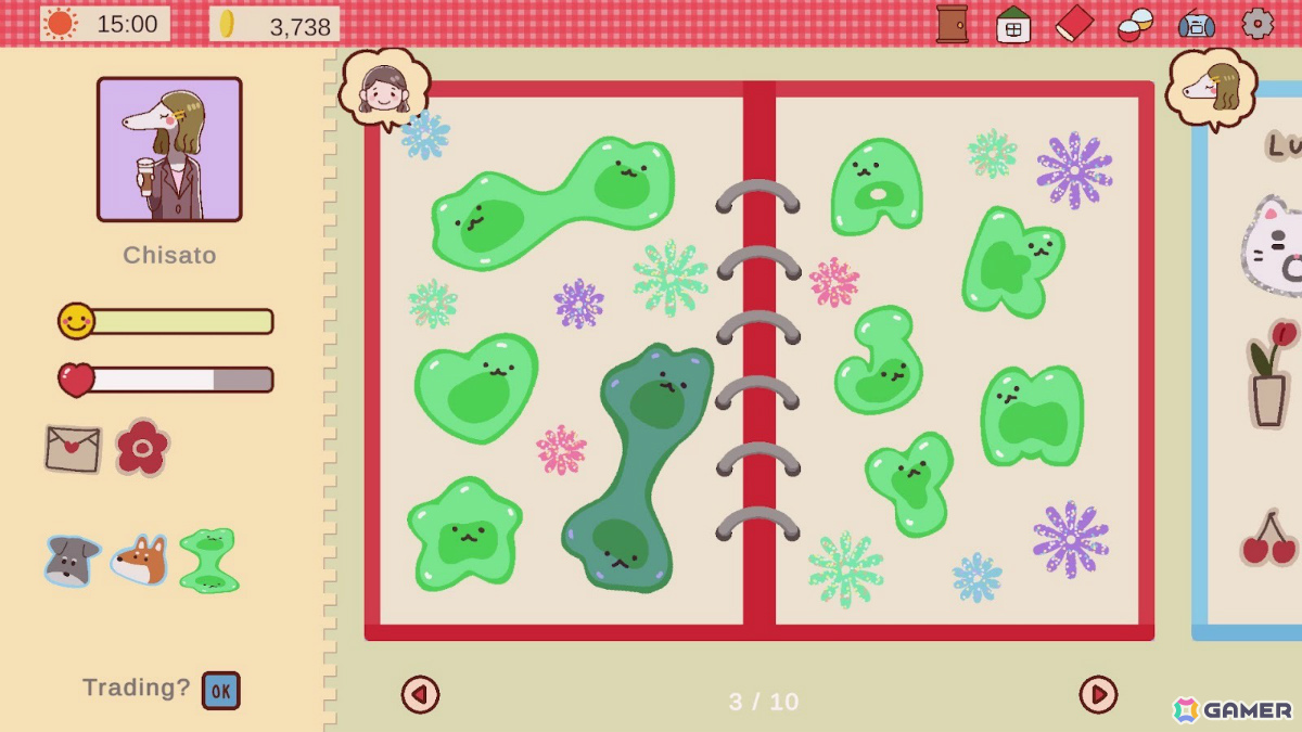 シール手帳をデコってどうぶつの友達と交換するシミュレーションゲーム「Sticker DECO ~わたしのシール手帳~」が2026年秋ごろにリリース!の画像