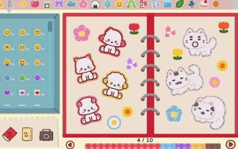 シール手帳をデコってどうぶつの友達と交換するシミュレーションゲーム「Sticker DECO ～わたしのシール手帳～」が2026年秋ごろにリリース！