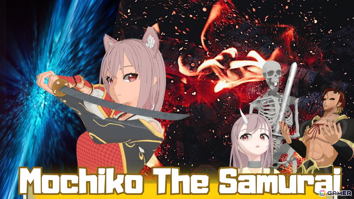 シリア出身のクリエイターが手掛けるソウルライクアクション「MOCHIKO THE SAMURAI」が4月10日に配信！元SKE48の中村優花さんが主人公のボイスを担当の画像