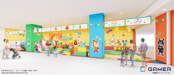 「アンパンマンのおでかけゲームぱーく」がnamcoららぽーと立川立飛店に4月28日オープン！アンパンマンのゲーム機6機種が楽しめるの画像1