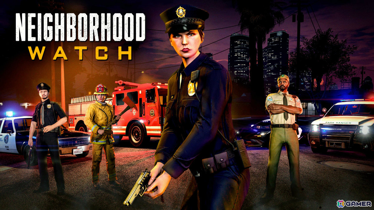 GTAオンライン 地域パトロールイベントのキービジュアル