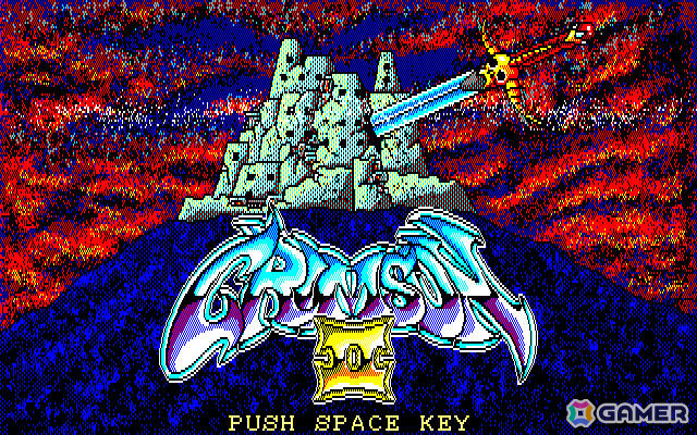 クリムゾンII 邪神の逆襲のタイトル画面