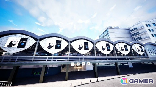 フォートナイトで再現された旧東横線渋谷駅の構内とホーム