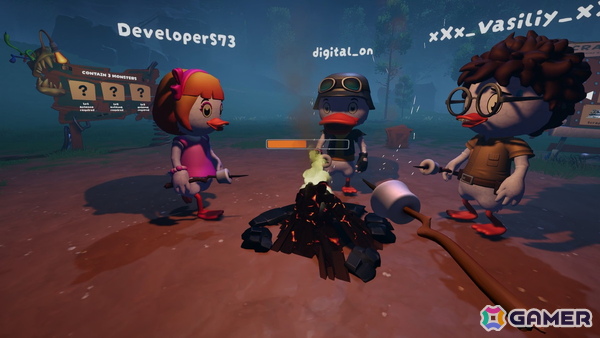 アヒルが主人公の4人協力アクションADV「ガーガーハンターズ」が発表！ホラーやコメディ要素などが入り交ざったドタバタ劇が楽しめるの画像1