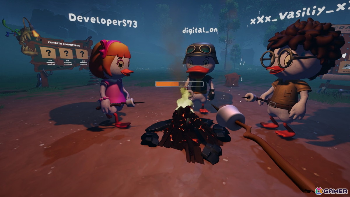 アヒルが主人公の4人協力アクションADV「ガーガーハンターズ」が発表！ホラーやコメディ要素などが入り交ざったドタバタ劇が楽しめるの画像1