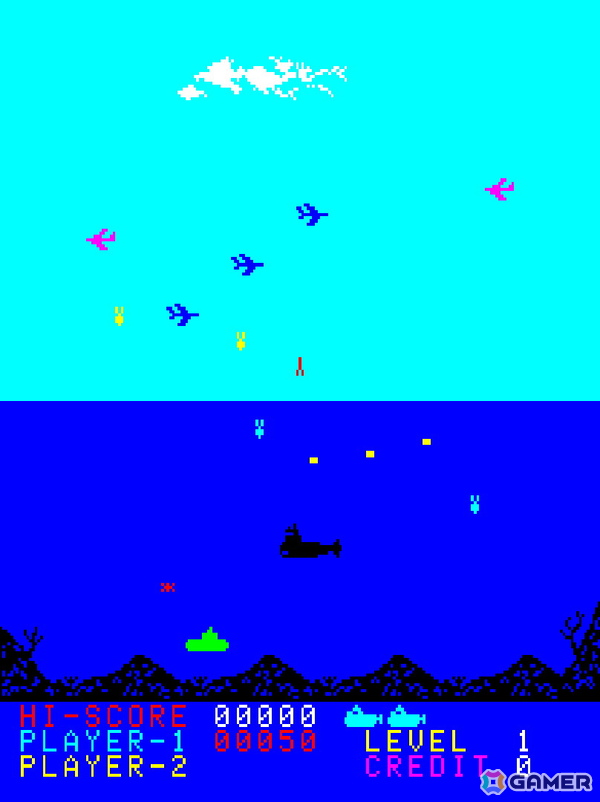 潜水艦シューティング「ポラリス」がアーケードアーカイブス/アーケードアーカイブ2として4月9日に配信！の画像