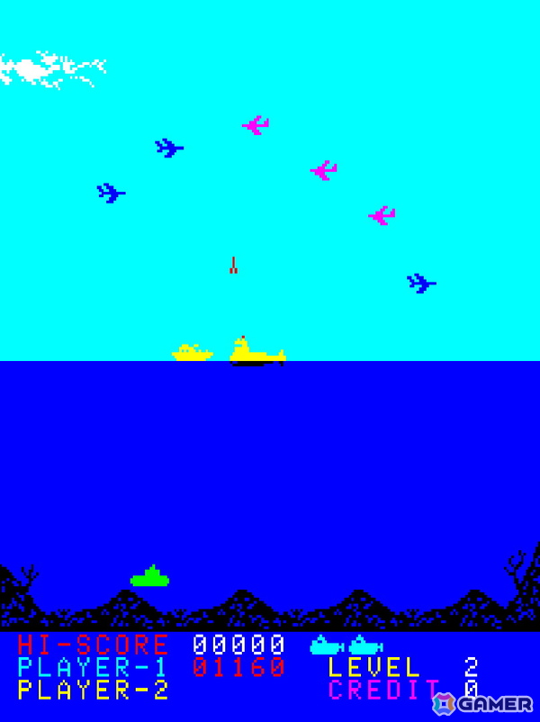 潜水艦シューティング「ポラリス」がアーケードアーカイブス/アーケードアーカイブ2として4月9日に配信！の画像