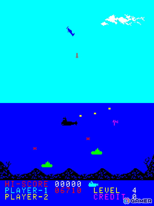 潜水艦シューティング「ポラリス」がアーケードアーカイブス/アーケードアーカイブ2として4月9日に配信！の画像