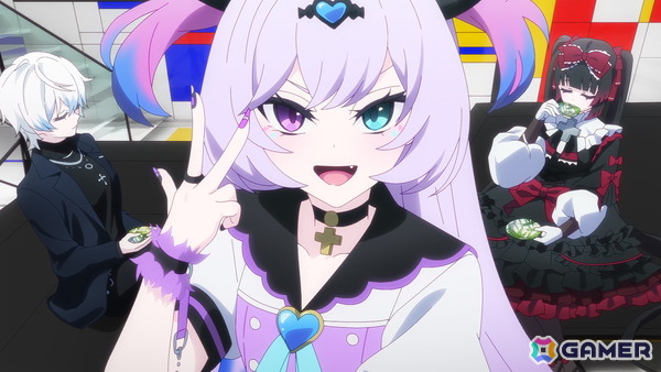 超てんちゃんがパソコンに向かう場面