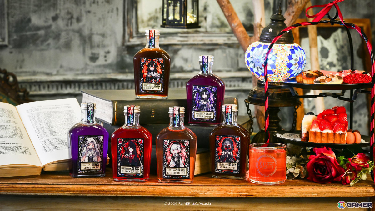 「魔法少女ノ魔女裁判」桜羽エマら6名をモチーフにしたコンセプチュアルクラフトコーラの予約受付が開始！の画像