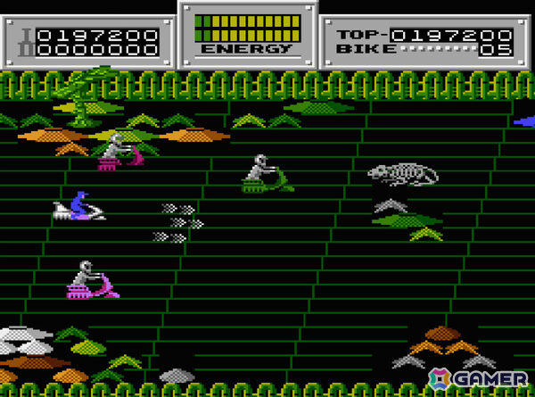 救助用ホバーリングバイクに乗って捕虜たちを回収しながら戦うSTG「コンソールアーカイブス セクロス」がPS5/Switch 2で4月9日に配信！の画像