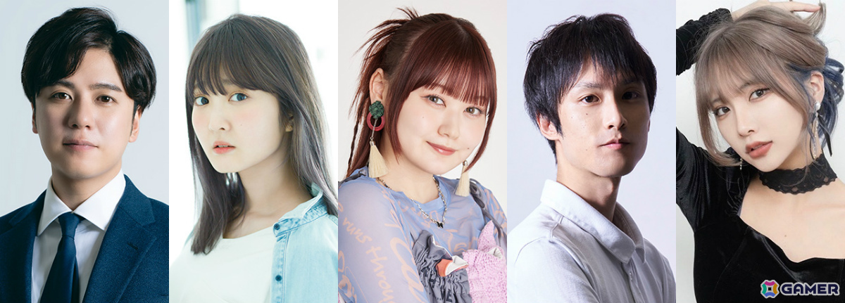 （左から）田口尚平、久保ユリカ、立花日菜、あっさりしょこ、yunocy