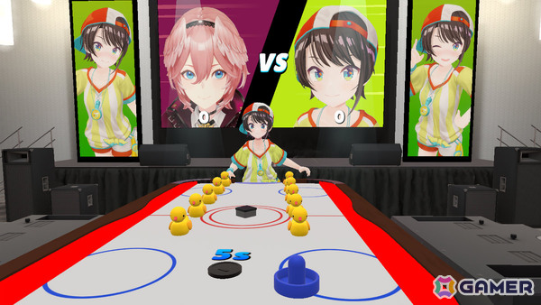 holo Indie初となるVR対応アクション「Holo Hockey」が5月14日に発売！鷹嶺ルイさん、宝鐘マリンさんら8名とエアホッケー対戦を楽しめるの画像