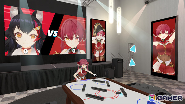 holo Indie初となるVR対応アクション「Holo Hockey」が5月14日に発売！鷹嶺ルイさん、宝鐘マリンさんら8名とエアホッケー対戦を楽しめるの画像