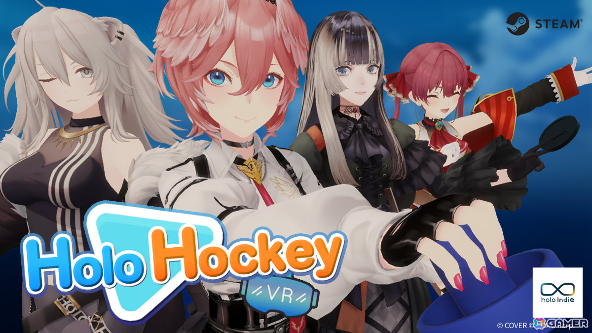 holo Indie初となるVR対応アクション「Holo Hockey」が5月14日に発売！鷹嶺ルイさん、宝鐘マリンさんら8名とエアホッケー対戦を楽しめるの画像