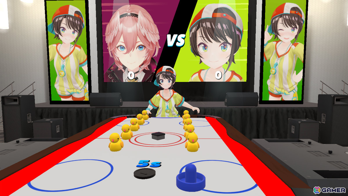 holo Indie初となるVR対応アクション「Holo Hockey」が5月14日に発売！鷹嶺ルイさん、宝鐘マリンさんら8名とエアホッケー対戦を楽しめるの画像3