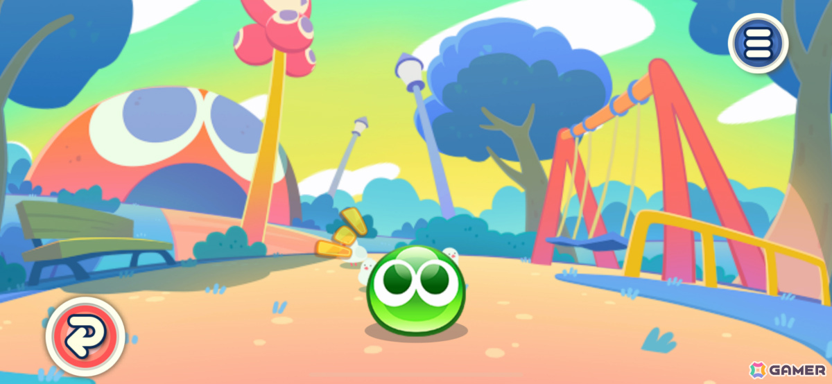 ぷよガーデンでぷよを育てる様子