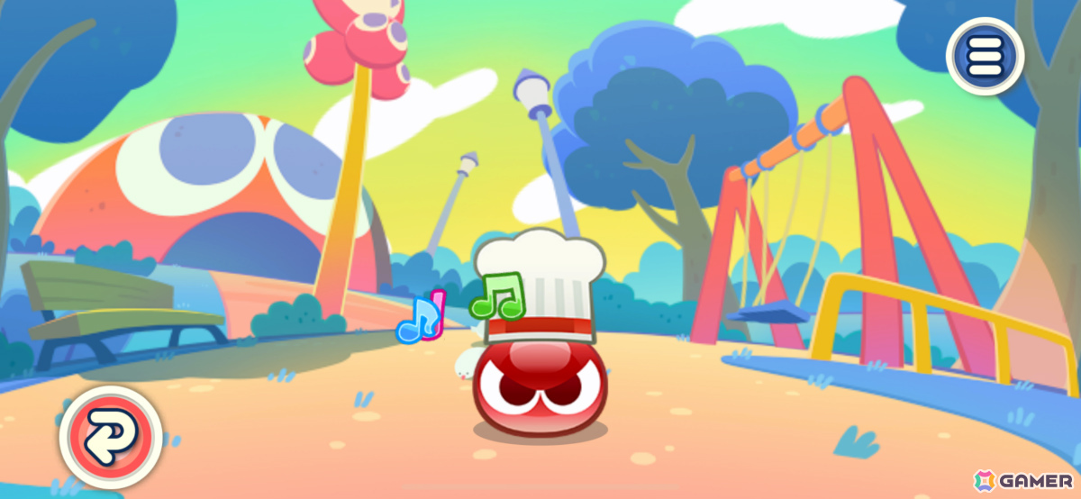 ぷよ勝負の画面