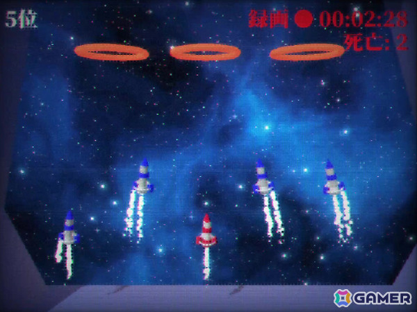Rocket1994のゲームタイトルロゴとUI