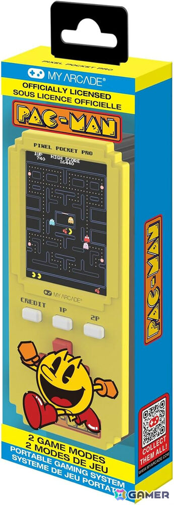 「パックマン」「ギャラガ」「テトリス」「スペースインベーダー」がキーチェーン付きポータブルゲーム機に！7月下旬に発売予定の画像3