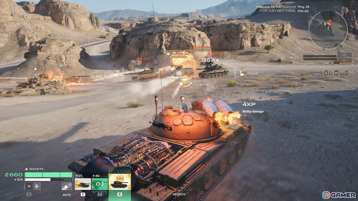 「World of Tanks: HEAT」のクローズドベータがPS5/Xbox Series X|S/PCで4月16日より実施！ハードポイントやコンクエストなど4種のPvPモードで戦おうの画像6