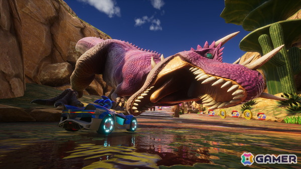 ソニックレーシング クロスワールドのゲームプレイ画面