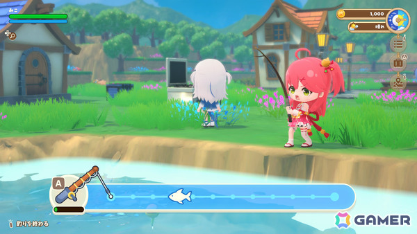 スローライフRPG「ぷちホロの村 ～剣とお店と田舎暮らし～」の発売日が4月24日に決定！有料DLC「3期生ライブ衣装セット」も同日配信の画像