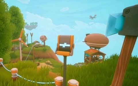 天空に広がる理想郷を築く協力型サバイバルクラフト「ソーラーパンク：天空の島」の発売日が6月8日に決定！