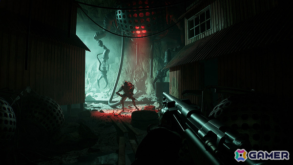 INDUSTRIA 2の異世界のような機械構造の風景