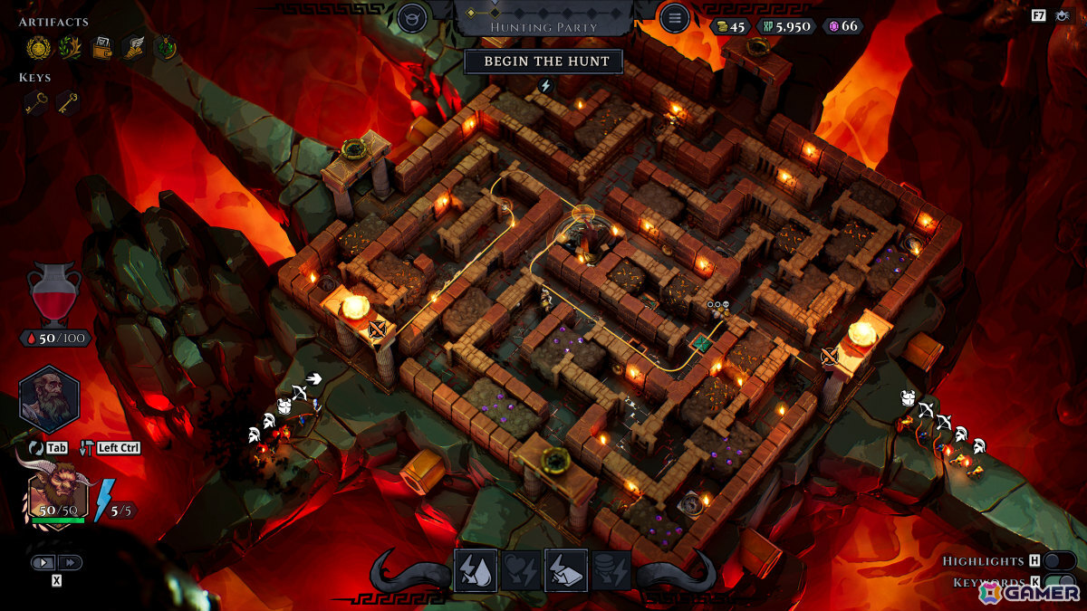 Minosの迷宮構築画面