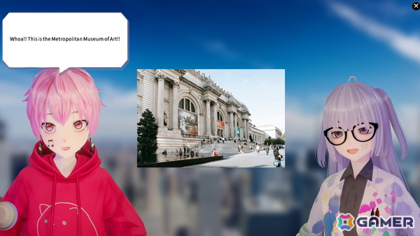 VTuber・儒烏風亭らでんさんをきっかけに制作されたパズルゲーム「2つの言語 -リンと澪とメトロポリタン美術館-」のSteamストアページが公開!の画像
