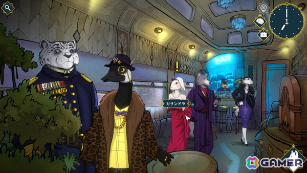 動物ミステリーADV「Moses ＆ Plato - Last Train to Clawville」が4月14日にリリース！チベスナ探偵の特性を活かした独特な操作体験が楽しめるの画像3