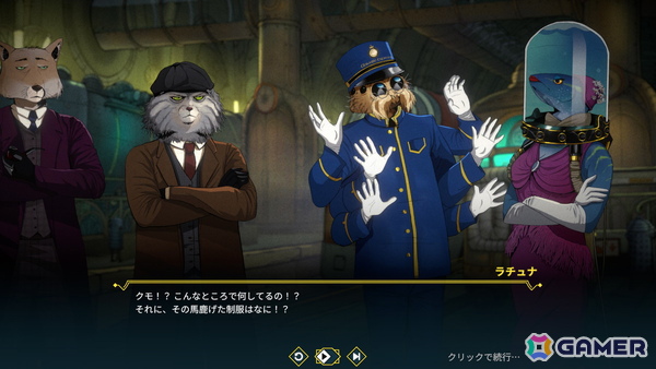 動物ミステリーADV「Moses ＆ Plato - Last Train to Clawville」が4月14日にリリース！チベスナ探偵の特性を活かした独特な操作体験が楽しめるの画像