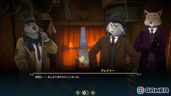 動物ミステリーADV「Moses ＆ Plato - Last Train to Clawville」が4月14日にリリース！チベスナ探偵の特性を活かした独特な操作体験が楽しめるの画像