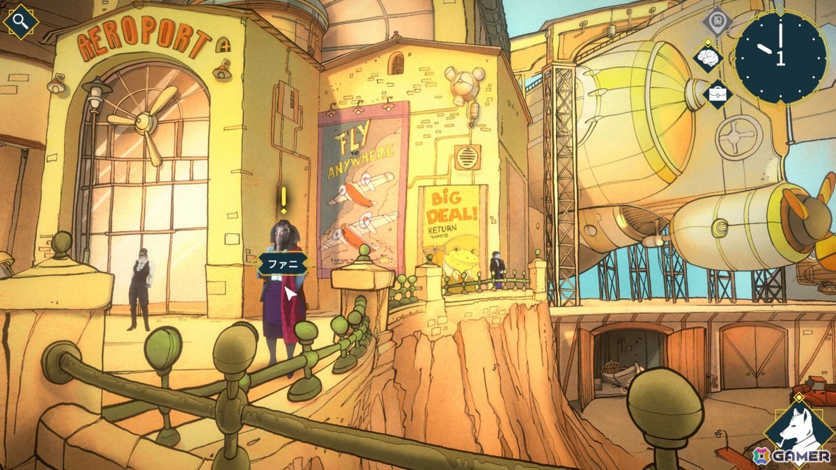 動物ミステリーADV「Moses ＆ Plato - Last Train to Clawville」が4月14日にリリース！チベスナ探偵の特性を活かした独特な操作体験が楽しめるの画像8