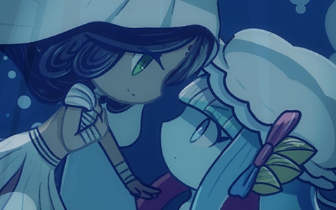 「淀み海の溺れ唄」が4月17日にSteamで発売！海魔と人間の愛や狂気を描いたダーク百合ビジュアルノベル