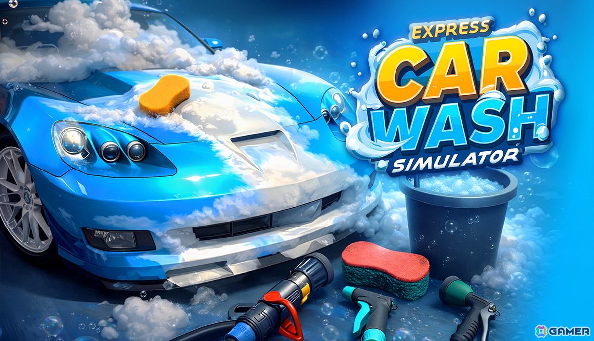 洗車シム「Express Car Wash Simulator」の早期アクセスが4月16日にスタート！事業の拡張から不審者の対応まで幅広い仕事が体験できるの画像