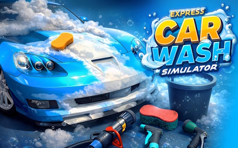 洗車シム「Express Car Wash Simulator」の早期アクセスが4月16日にスタート！事業の拡張から不審者の対応まで幅広い仕事が体験できる
