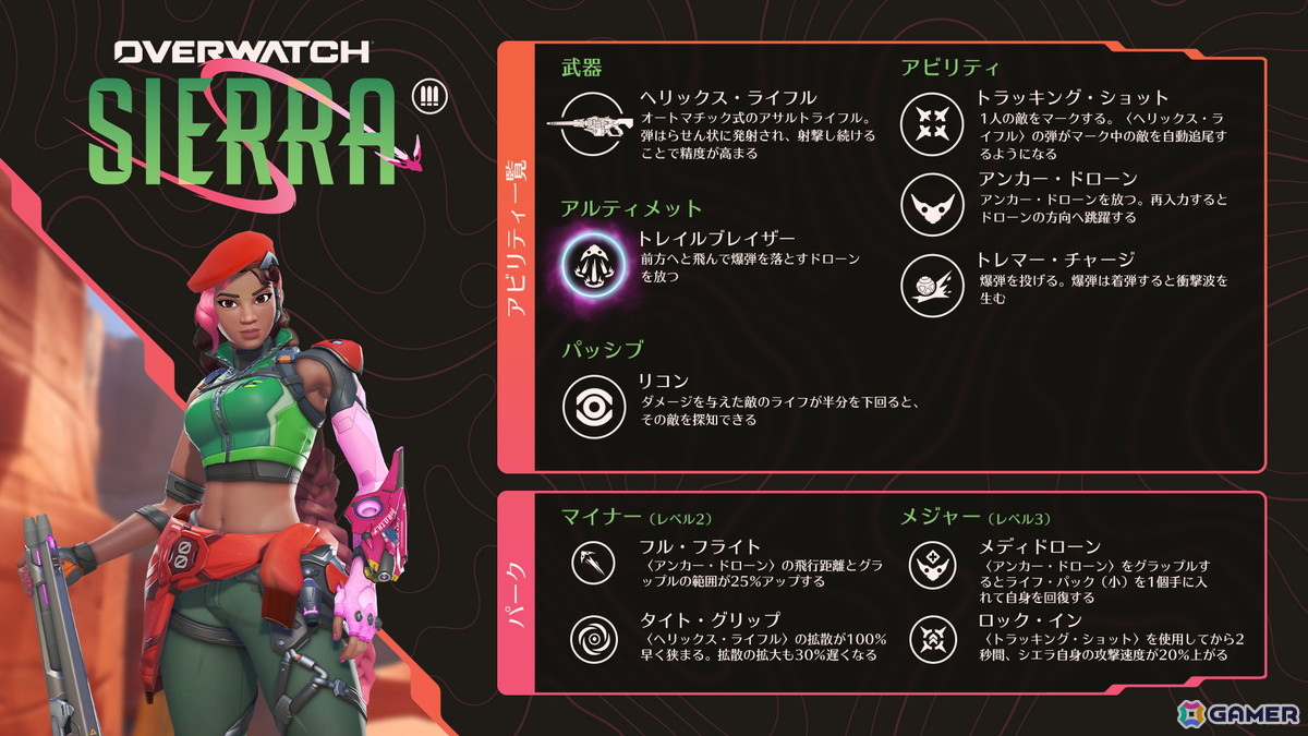 「オーバーウォッチ」新サーガ「帝国の覇者」のシーズン2「征服の道」が4月15日より開幕!グラップリングを駆使する新ダメージ・ヒーローのシエラも参戦の画像