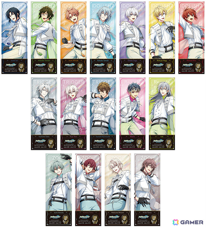「アイドリッシュセブン」10周年記念ビジュアルやRainbow Cityビジュアルを使ったグッズが4月18日に発売！の画像7