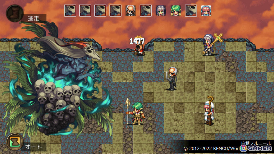 白銀ノルニール ゲーム画面