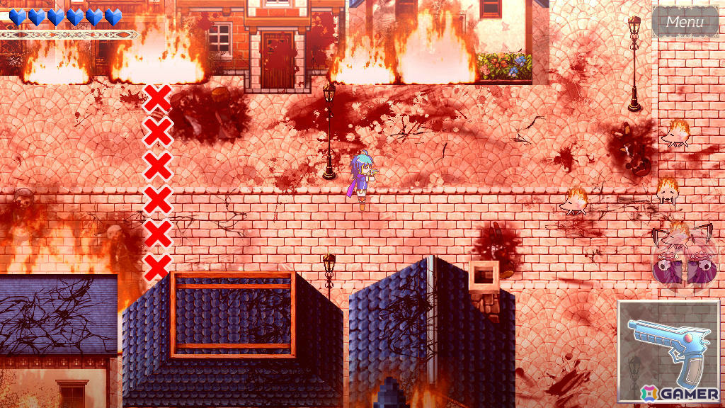 1人が死ねば、残るもう1人も死ぬ――女剣士と銃士を切り替えながら戦う2Dアクション「咎絆ぎ」Chapter1体験版がブラッシュアップを経て再リリースの画像9