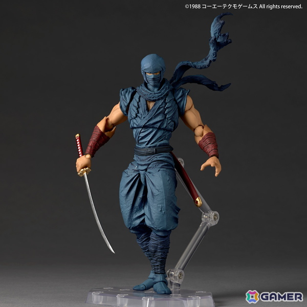 「忍者龍剣伝」龍剣で魔を断つ龍の忍者リュウ・ハヤブサが伝説の始まりの姿で立体化！力強くしなやかな忍者アクションポーズを自在に決められるの画像2