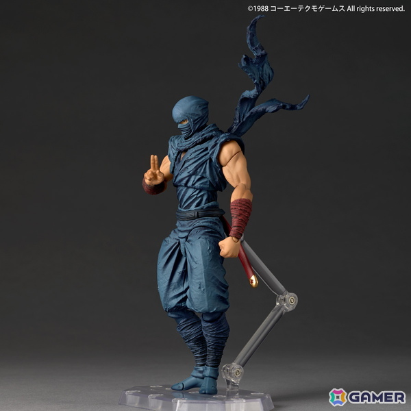 「忍者龍剣伝」龍剣で魔を断つ龍の忍者リュウ・ハヤブサが伝説の始まりの姿で立体化！力強くしなやかな忍者アクションポーズを自在に決められるの画像3