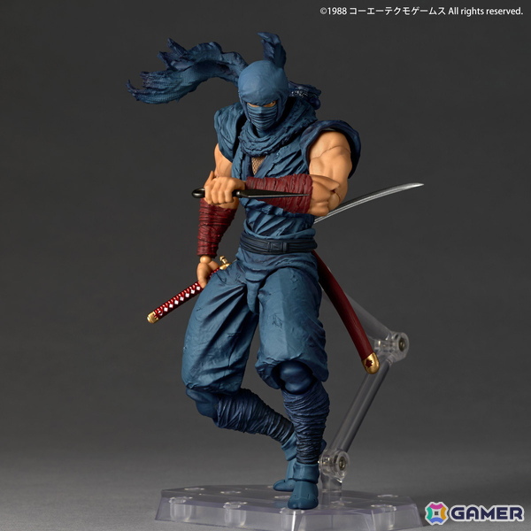 「忍者龍剣伝」龍剣で魔を断つ龍の忍者リュウ・ハヤブサが伝説の始まりの姿で立体化！力強くしなやかな忍者アクションポーズを自在に決められるの画像4